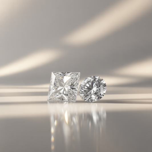 20-Stone Diamond Set — 1.58 ct (Princess + Round) for Custom Pendant (F/VS1)